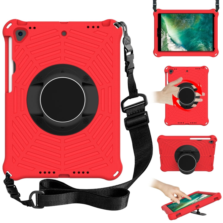 Spider King EVA Protective Case with Adjustable Shoulder Strap & Holder & Pen Slot, For iPad 9.7 2018 & 2017 / Pro 9.7 / Air 2 / Air, For iPad 10.2 2021 / 2020 / 2019, For iPad Pro 10.5 inch 2017 / Air 3 10.5 inch���������������������������������������...