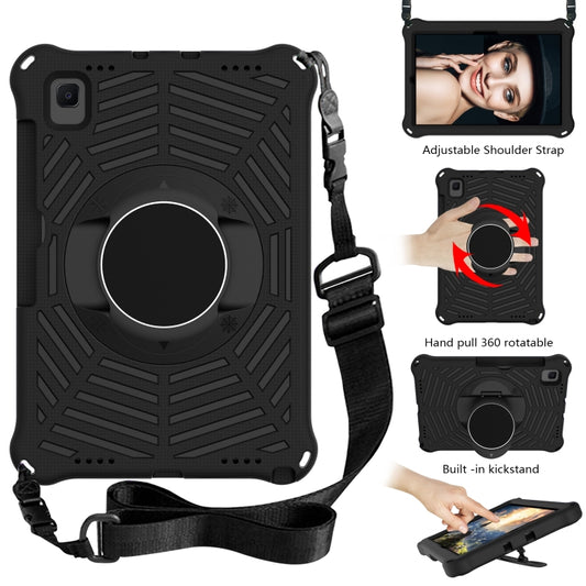 Spider King EVA Protective Case with Adjustable Shoulder Strap & Holder & Pen Slot, For Samsung Galaxy Tab S5e 10.5 SM-T720 / SM-T725, For Samsung Galaxy Tab S6 Lite SM-P610 / SM-P615, For Samsung Galaxy Tab S6 SM-T860 / SM-T865