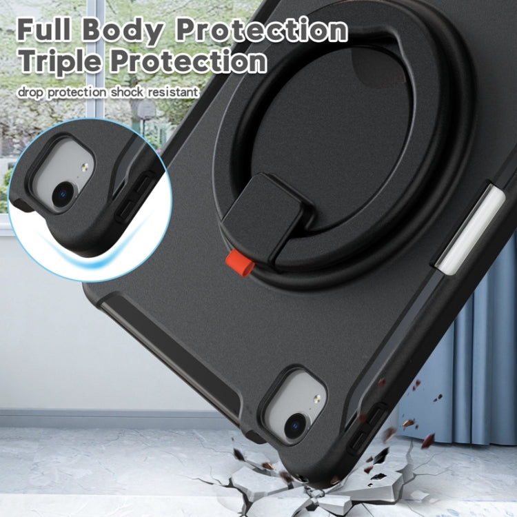 Funda protectora de silicona y PC a prueba de golpes con asa plegable con rotación de 360 ​​grados y ranura para bolígrafo, para iPad Air 4 10.9 / Pro 11 2021 / 2020 / 2018, para Samsung Galaxy Tab A7 10.4 2020 T500