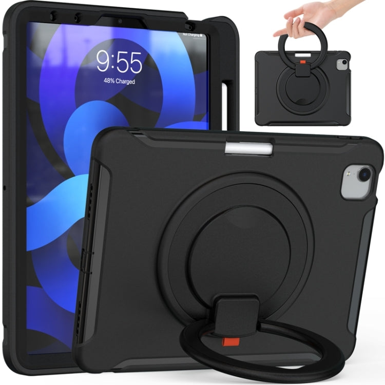 Funda protectora de silicona y PC a prueba de golpes con asa plegable con rotación de 360 ​​grados y ranura para bolígrafo, para iPad Air 4 10.9 / Pro 11 2021 / 2020 / 2018, para Samsung Galaxy Tab A7 10.4 2020 T500