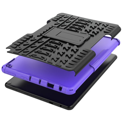 Tire Texture Shockproof TPU+PC Protective Case with Holder, For Amazon Fire HD 10 2021