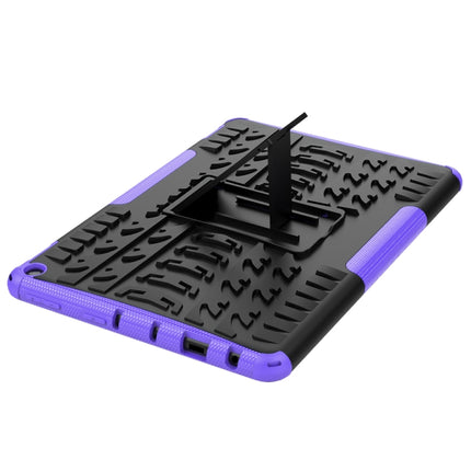 Tire Texture Shockproof TPU+PC Protective Case with Holder, For Amazon Fire HD 10 2021