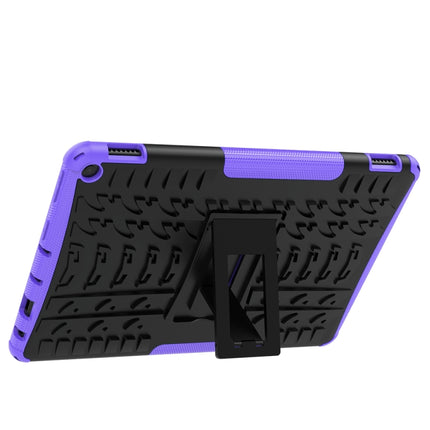 Tire Texture Shockproof TPU+PC Protective Case with Holder, For Amazon Fire HD 10 2021