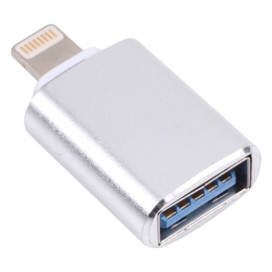 XQ-ZH001 USB Female to 8 Pin Male OTG Adapter, XQ-ZH001 (Silver), XQ-ZH001 (Black)