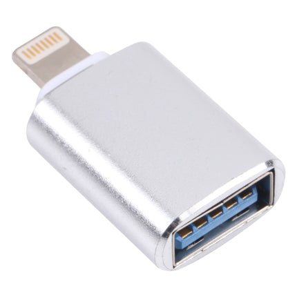 XQ-ZH001 USB Female to 8 Pin Male OTG Adapter, XQ-ZH001 (Silver)