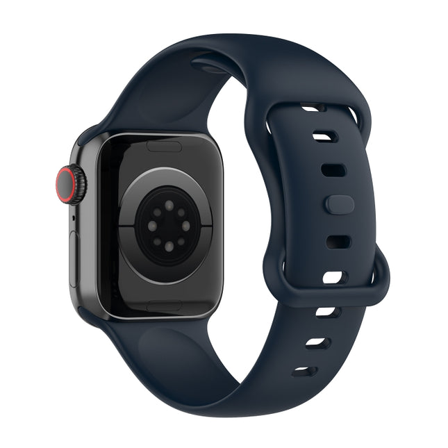 Large Size Silicone Watch Band For Apple Watch Series, 7 41mm / 6 & SE & 5 & 4 40mm / 3 & 2 & 1 38mm, Size: Large Size, 7 45mm / 6 & SE & 5 & 4 44mm / 3 & 2 & 1 42mm, Size: Large Size