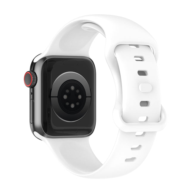 Large Size Silicone Watch Band For Apple Watch Series, 7 41mm / 6 & SE & 5 & 4 40mm / 3 & 2 & 1 38mm, Size: Large Size, 7 45mm / 6 & SE & 5 & 4 44mm / 3 & 2 & 1 42mm, Size: Large Size
