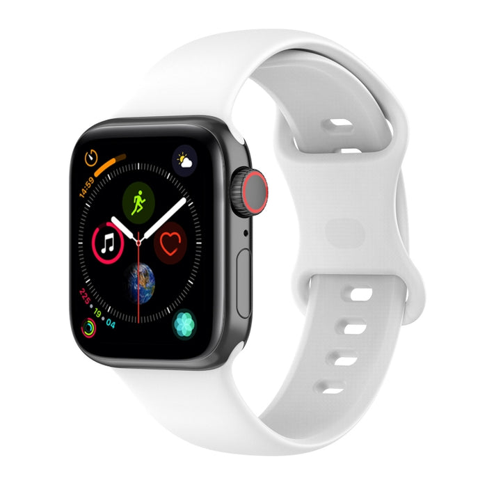 Silicone Watchbands For Apple Watch Series, 7 41mm / 6 & SE & 5 & 4 40mm / 3 & 2 & 1 38mm, Size: Small Code, 7 45mm / 6 & SE & 5 & 4 44mm / 3 & 2 & 1 42mm, Size: Small Code
