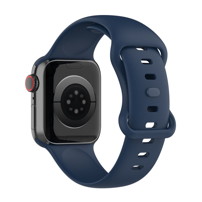 Silicone Watchbands For Apple Watch Series, 7 41mm / 6 & SE & 5 & 4 40mm / 3 & 2 & 1 38mm, Size: Small Code, 7 45mm / 6 & SE & 5 & 4 44mm / 3 & 2 & 1 42mm, Size: Small Code