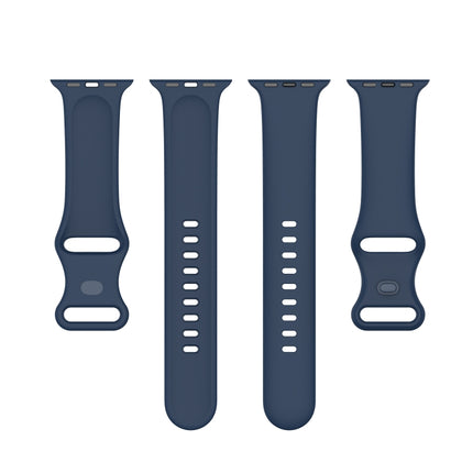 Silicone Watchbands For Apple Watch Series, 7 41mm / 6 & SE & 5 & 4 40mm / 3 & 2 & 1 38mm, Size: Small Code, 7 45mm / 6 & SE & 5 & 4 44mm / 3 & 2 & 1 42mm, Size: Small Code