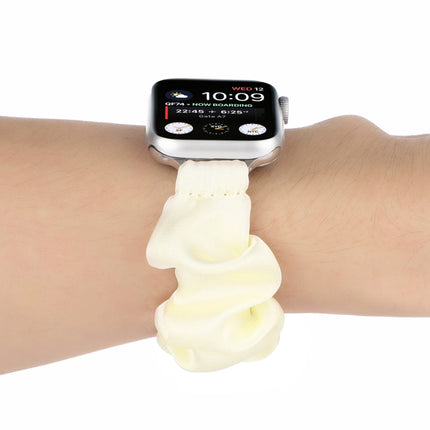 Scarf Hair Tie Replacement Watchbands For Apple Watch Series, 7 45mm / 6 & SE & 5 & 4 44mm / 3 & 2 & 1 42mm