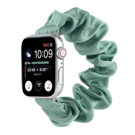 Scarf Hair Tie Replacement Watchbands For Apple Watch Series, 7 45mm / 6 & SE & 5 & 4 44mm / 3 & 2 & 1 42mm