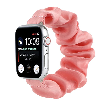Scarf Hair Tie Replacement Watchbands For Apple Watch Series, 7 41mm / 6 & SE & 5 & 4 40mm / 3 & 2 & 1 38mm