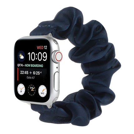 Scarf Hair Tie Replacement Watchbands For Apple Watch Series, 7 41mm / 6 & SE & 5 & 4 40mm / 3 & 2 & 1 38mm