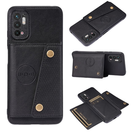 Double Buckle PU + TPU Shockproof Magnetic Protective Case with Card Slot & Holder, For Huawei P50, For OPPO Reno6, For OPPO K9, For Xiaomi Redmi K40 Gaming, For Xiaomi Redmi Note 10 Pro 5G, For Xiaomi Redmi Note 10 5G, For Samsung Galaxy S21 FE       ...
