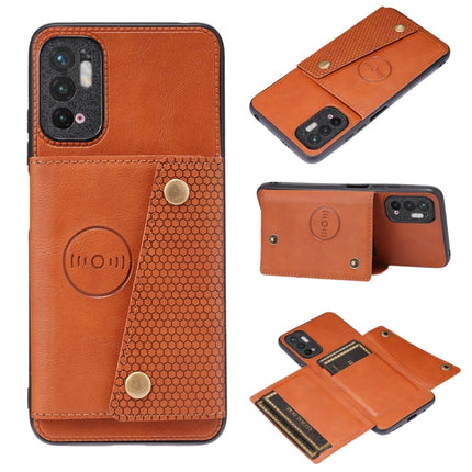 Double Buckle PU + TPU Shockproof Magnetic Protective Case with Card Slot & Holder, For Huawei P50, For OPPO Reno6, For OPPO K9, For Xiaomi Redmi K40 Gaming, For Xiaomi Redmi Note 10 Pro 5G, For Xiaomi Redmi Note 10 5G, For Samsung Galaxy S21 FE       ...