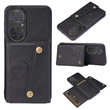 Double Buckle PU + TPU Shockproof Magnetic Protective Case with Card Slot & Holder, For Huawei P50, For OPPO Reno6, For OPPO K9, For Xiaomi Redmi K40 Gaming, For Xiaomi Redmi Note 10 Pro 5G, For Xiaomi Redmi Note 10 5G, For Samsung Galaxy S21 FE       ...