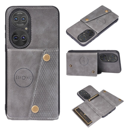Double Buckle PU + TPU Shockproof Magnetic Protective Case with Card Slot & Holder, For Huawei P50, For OPPO Reno6, For OPPO K9, For Xiaomi Redmi K40 Gaming, For Xiaomi Redmi Note 10 Pro 5G, For Xiaomi Redmi Note 10 5G, For Samsung Galaxy S21 FE       ...