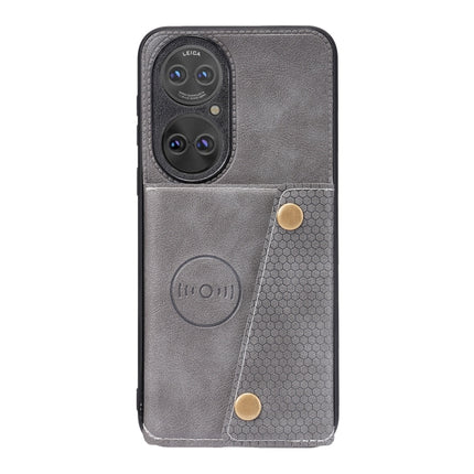 Double Buckle PU + TPU Shockproof Magnetic Protective Case with Card Slot & Holder, For Huawei P50, For Xiaomi Redmi K40 Gaming, For Xiaomi Redmi Note 10 5G, For Samsung Galaxy S21 FE