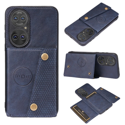 Double Buckle PU + TPU Shockproof Magnetic Protective Case with Card Slot & Holder, For Huawei P50, For OPPO Reno6, For OPPO K9, For Xiaomi Redmi K40 Gaming, For Xiaomi Redmi Note 10 Pro 5G, For Xiaomi Redmi Note 10 5G, For Samsung Galaxy S21 FE       ...