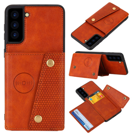 Double Buckle PU + TPU Shockproof Magnetic Protective Case with Card Slot & Holder, For Huawei P50, For OPPO Reno6, For OPPO K9, For Xiaomi Redmi K40 Gaming, For Xiaomi Redmi Note 10 Pro 5G, For Xiaomi Redmi Note 10 5G, For Samsung Galaxy S21 FE       ...