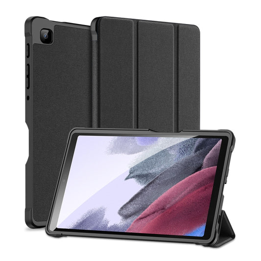 DUX DUCIS Domo Series Horizontal Flip Magnetic PU Leather Case with Three-folding Holder & Wake-up / Sleep Function, For Samsung Galaxy Tab A7 Lite, For Samsung Galaxy Tab S8+ / Tab S8 Plus /  Tab S7 FE / Tab S7+