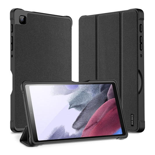 DUX DUCIS Domo Series Horizontal Flip Magnetic PU Leather Case with Three-folding Holder & Wake-up / Sleep Function, For Samsung Galaxy Tab A7 Lite, For Samsung Galaxy Tab S8+ / Tab S8 Plus /  Tab S7 FE / Tab S7+