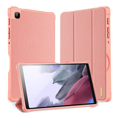 DUX DUCIS Domo Series Horizontal Flip Magnetic PU Leather Case with Three-folding Holder & Wake-up / Sleep Function, For Samsung Galaxy Tab A7 Lite, For Samsung Galaxy Tab S8+ / Tab S8 Plus /  Tab S7 FE / Tab S7+
