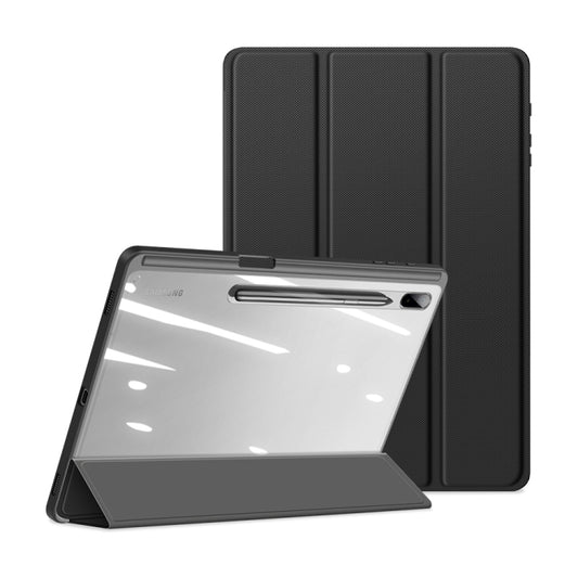 DUX DUCIS TOBY Series Antiskid PU Leather + PC + TPU Horizontal Flip Case with Holder & Pen Slot & Sleep / Wake-up Function, For Samsung Galaxy Tab S8+ / Tab S8 Plus /  Tab S7 FE / Tab S7+, For Samsung Galaxy Tab S6 Lite