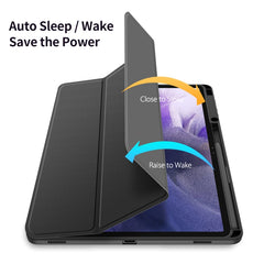 DUX DUCIS TOBY Series Antiskid PU Leather + PC + TPU Horizontal Flip Case with Holder & Pen Slot & Sleep / Wake-up Function, For Samsung Galaxy Tab S8+ / Tab S8 Plus /  Tab S7 FE / Tab S7+, For Samsung Galaxy Tab S6 Lite