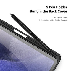 DUX DUCIS TOBY Series Antiskid PU Leather + PC + TPU Horizontal Flip Case with Holder & Pen Slot & Sleep / Wake-up Function, For Samsung Galaxy Tab S8+ / Tab S8 Plus /  Tab S7 FE / Tab S7+, For Samsung Galaxy Tab S6 Lite