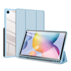 DUX DUCIS TOBY Series Antiskid PU Leather + PC + TPU Horizontal Flip Case with Holder & Pen Slot & Sleep / Wake-up Function, For Samsung Galaxy Tab S8+ / Tab S8 Plus /  Tab S7 FE / Tab S7+, For Samsung Galaxy Tab S6 Lite