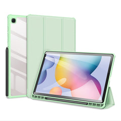 DUX DUCIS TOBY Series Antiskid PU Leather + PC + TPU Horizontal Flip Case with Holder & Pen Slot & Sleep / Wake-up Function, For Samsung Galaxy Tab S8+ / Tab S8 Plus /  Tab S7 FE / Tab S7+, For Samsung Galaxy Tab S6 Lite