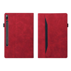 Business Shockproof Horizontal Flip Leather Case with Holder & Card Slots & Photo Frame & Pen Slot & Sleep / Wake-up Function, For Samsung Galaxy Tab S8+ / Tab S8 Plus /  Tab S7 FE / Tab S7+ SM-T970 / SM-T976B�������������������������������������������...
