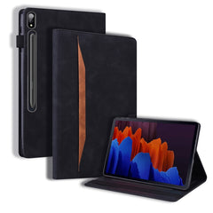 Business Shockproof Horizontal Flip Leather Case with Holder & Card Slots & Photo Frame & Pen Slot & Sleep / Wake-up Function, For Samsung Galaxy Tab S8+ / Tab S8 Plus /  Tab S7 FE / Tab S7+ SM-T970 / SM-T976B�������������������������������������������...