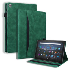 Business Shockproof Horizontal Flip Leather Case with Holder & Card Slots & Photo Frame & Pen Slot & Sleep / Wake-up Function, For Samsung Galaxy Tab S8+ / Tab S8 Plus /  Tab S7 FE / Tab S7+ SM-T970 / SM-T976B�������������������������������������������...
