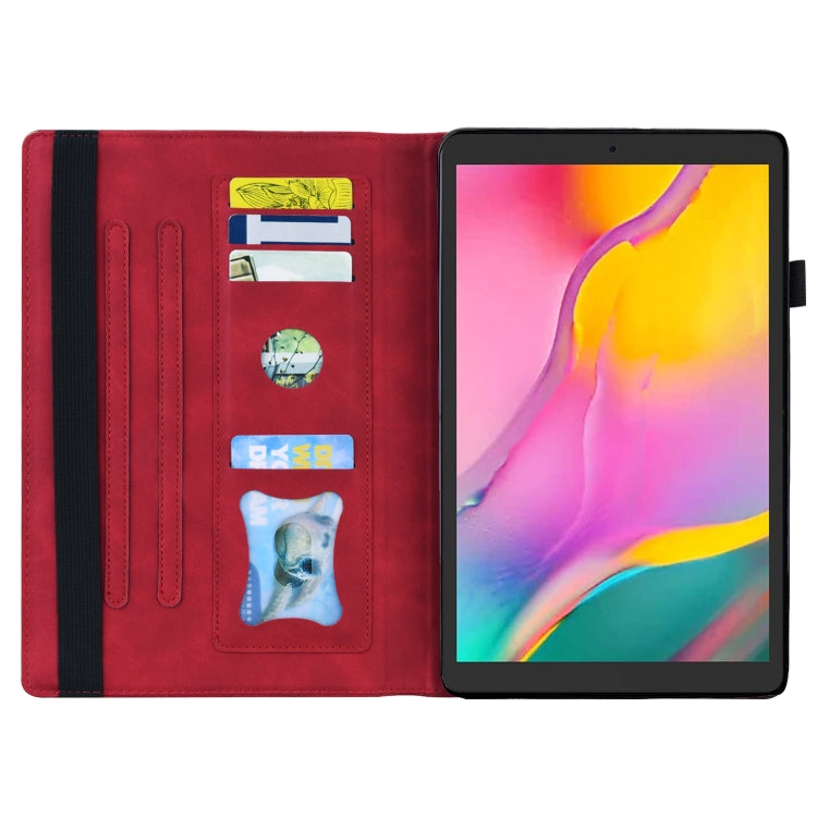Business Shockproof Horizontal Flip Leather Case with Holder & Card Slots & Photo Frame & Pen Slot & Sleep / Wake-up Function, For Amazon Fire HD 10  / 10 Plus 2021