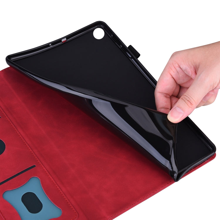 Business Shockproof Horizontal Flip Leather Case with Holder & Card Slots & Photo Frame & Pen Slot & Sleep / Wake-up Function, For Amazon Fire HD 10  / 10 Plus 2021