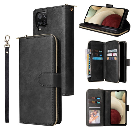 Zipper Wallet Bag Horizontal Flip PU Leather Case with Holder & 9 Card Slots & Wallet & Lanyard & Photo Frame, For Samsung Galaxy A12 5G, For Samsung Galaxy A52 5G, For Samsung Galaxy A72 5G, For Samsung Galaxy S21