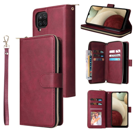 Zipper Wallet Bag Horizontal Flip PU Leather Case with Holder & 9 Card Slots & Wallet & Lanyard & Photo Frame, For Samsung Galaxy A12 5G, For Samsung Galaxy A52 5G, For Samsung Galaxy A72 5G, For Samsung Galaxy S21