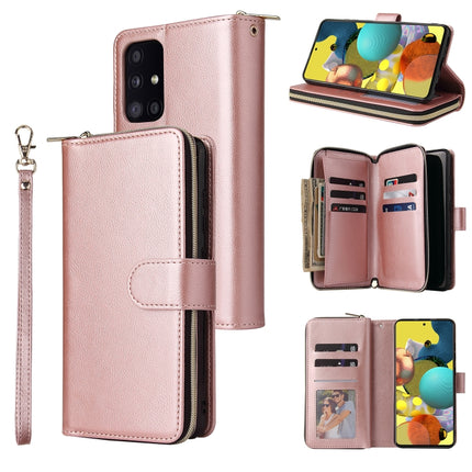 Zipper Wallet Bag Horizontal Flip PU Leather Case with Holder & 9 Card Slots & Wallet & Lanyard & Photo Frame, For Samsung Galaxy A12 5G, For Samsung Galaxy A52 5G, For Samsung Galaxy A72 5G, For Samsung Galaxy S21