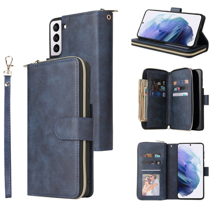 Zipper Wallet Bag Horizontal Flip PU Leather Case with Holder & 9 Card Slots & Wallet & Lanyard & Photo Frame, For Samsung Galaxy A12 5G, For Samsung Galaxy A52 5G, For Samsung Galaxy A72 5G, For Samsung Galaxy S21