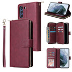 For Samsung Galaxy S21 FE / Red Wine