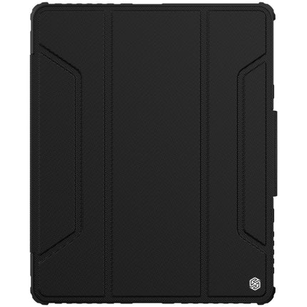 NILLKIN Bumper Pro - Funda de piel con tapa horizontal con ranura para bolígrafo y soporte y función de suspensión/activación para iPad Pro 12,9 2022/2021/2020