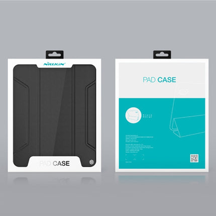 NILLKIN Bumper Pro - Funda de piel con tapa horizontal con ranura para bolígrafo y soporte y función de suspensión/activación para iPad Pro 12,9 2022/2021/2020