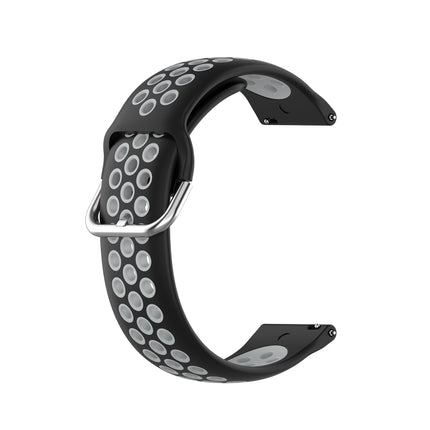 For Huawei Watch 3 / 3 Pro 22mm Sport Two-color Silicone Replacement Strap Watchband