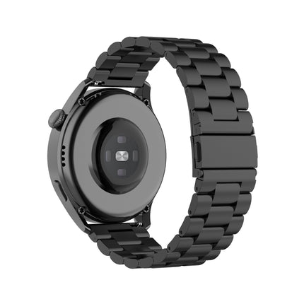 For Huawei Watch 3 / 3 Pro 22mm Three-beads Steel Replacement Strap Watchband