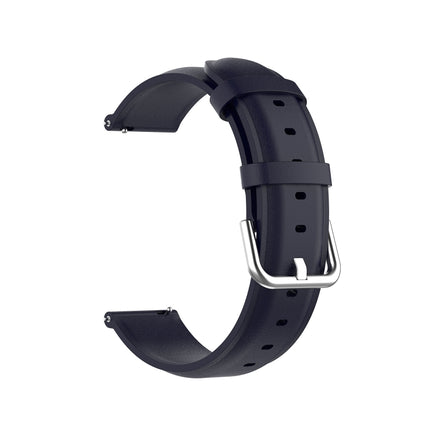 For Huawei Watch 3 / 3 Pro 22mm Round Tail Leather Replacement Strap Watchband