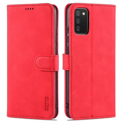 AZNS Skin Feel Calf Texture Horizontal Flip Leather Case with Card Slots & Holder & Wallet, For Samsung Galaxy A02s