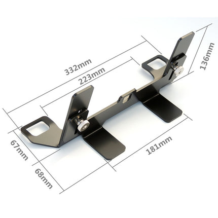 ZL-2052 Car Universal Children Safety Seat ISOFIX Interface Bracket Latch Retainer, ZL-2052